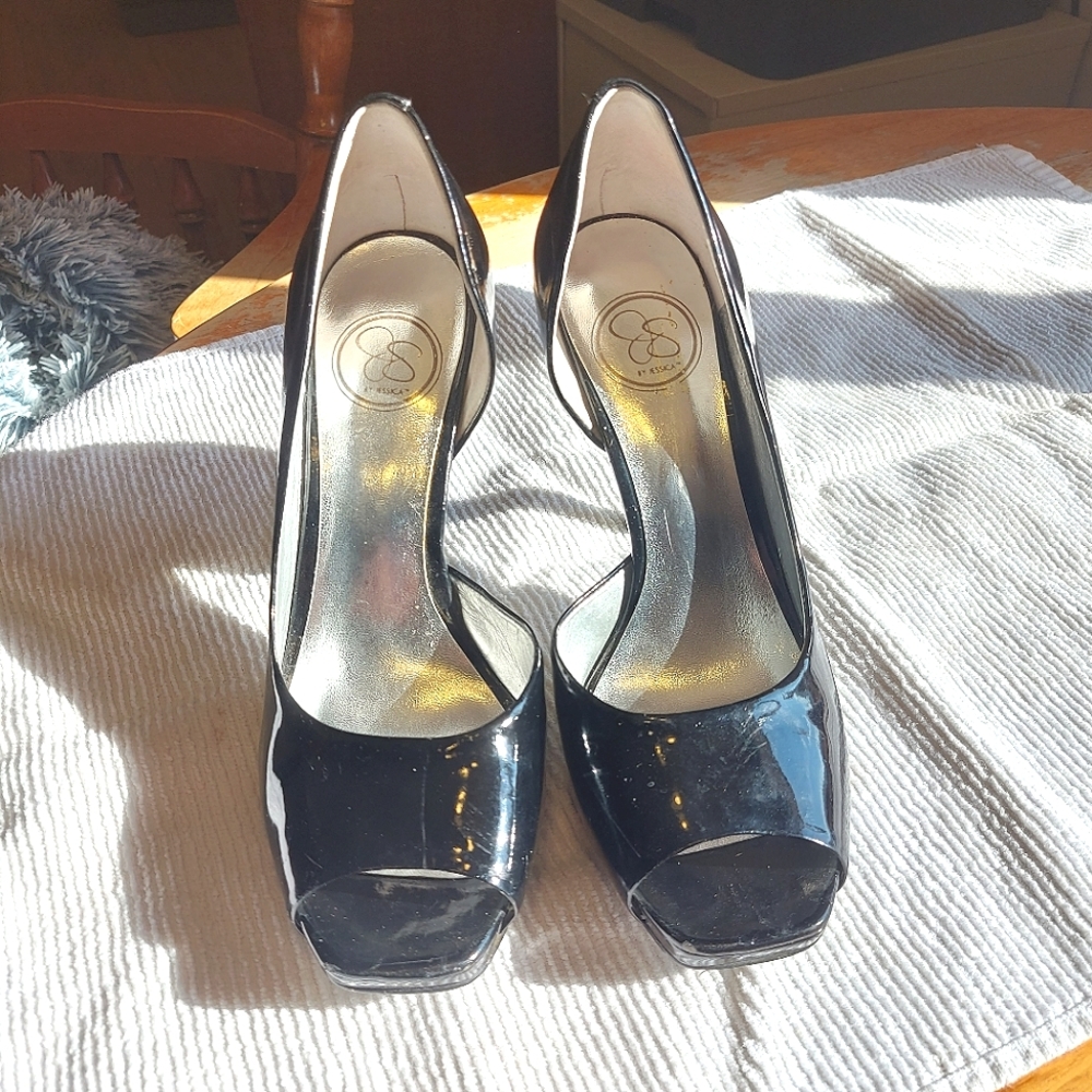 Black Size 8 Jessica Simpson Heels